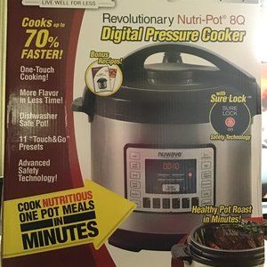 Nuwave Digital Pressure Cooker, 8 Quart, Brand new; never used.